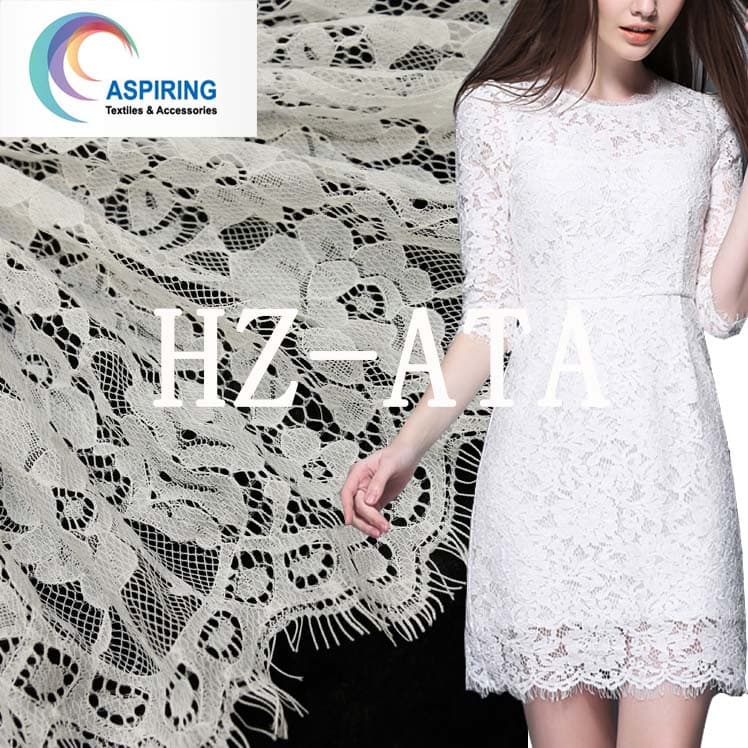 Eyelash Nylon Lace for Bridal Dress