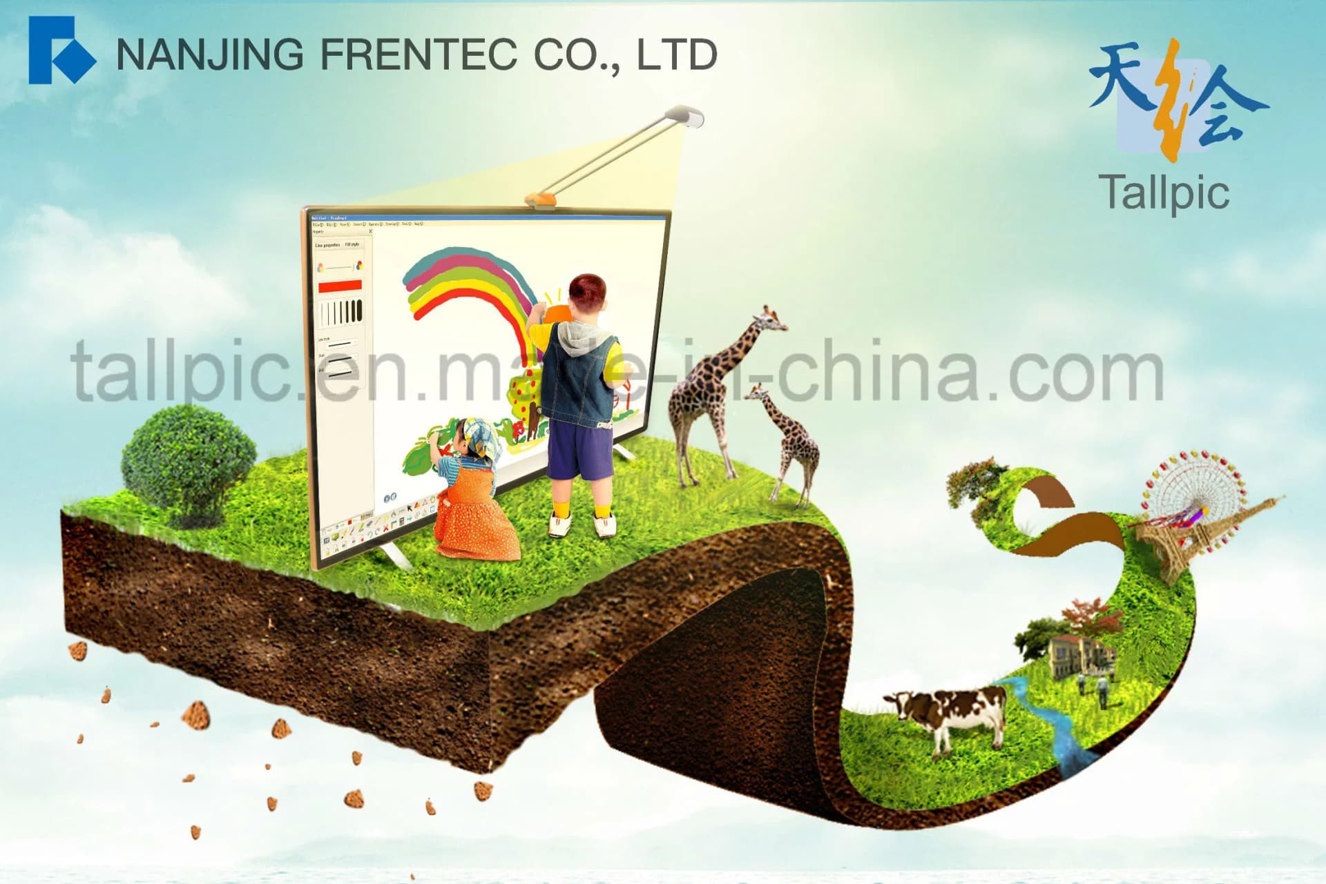LCD Integrated Interactive Whiteboard