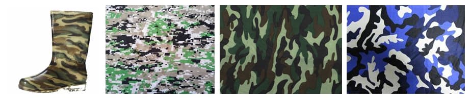 Cheap Rainboots Fabric with Various Design