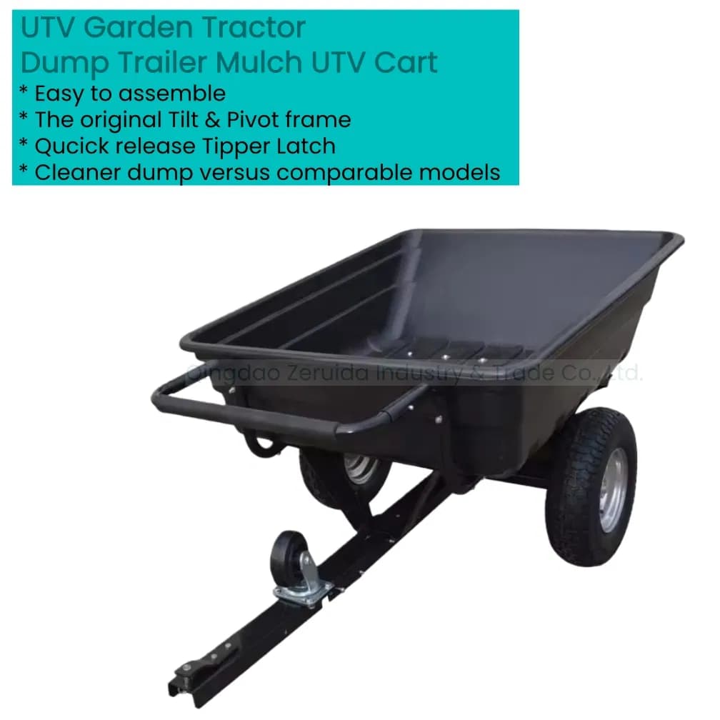 Garden Dumping Cart ATV Trailers