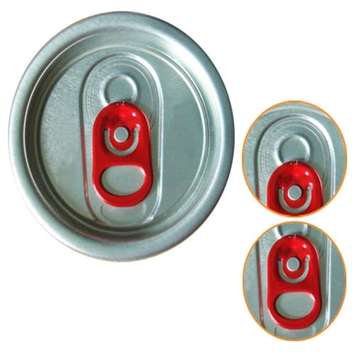 200 50mm Red Tab Sot Aluminum Lids