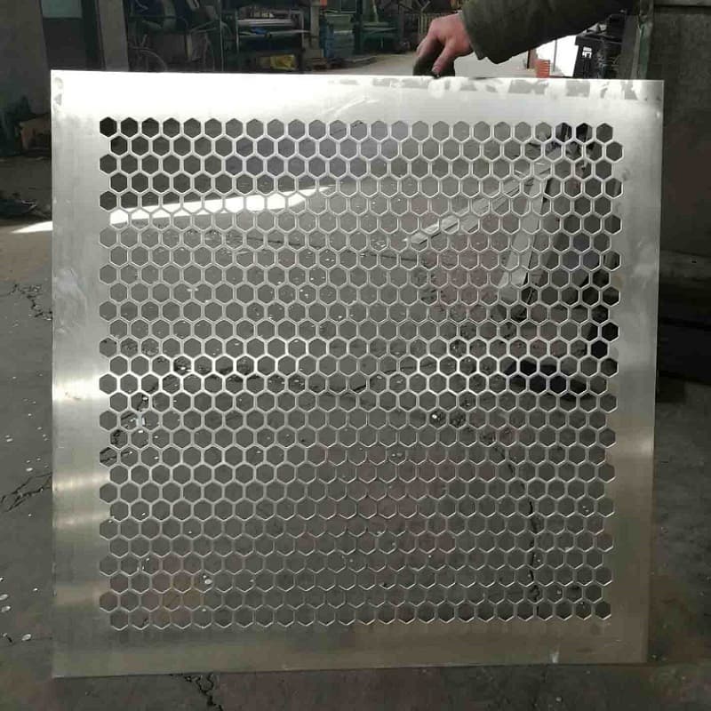 1m Width Galvanized Perforated Metal Mesh