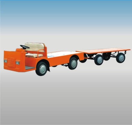 Electric Industrial Vehicle with Trailer