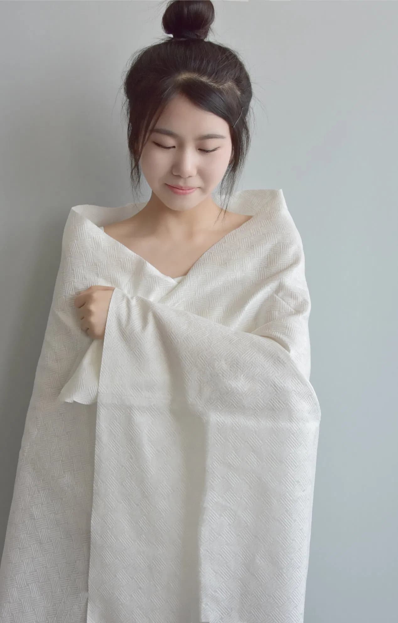 Disposable Microfiber Non-Woven Bath Towel