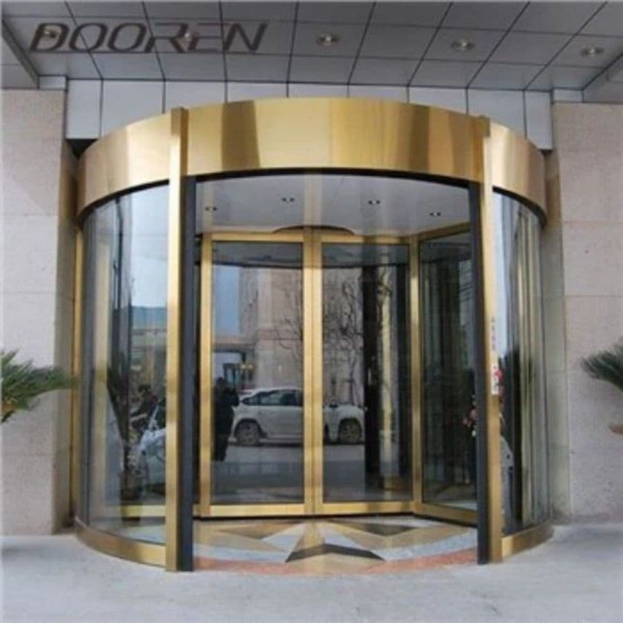 Automatic Relvolving Door