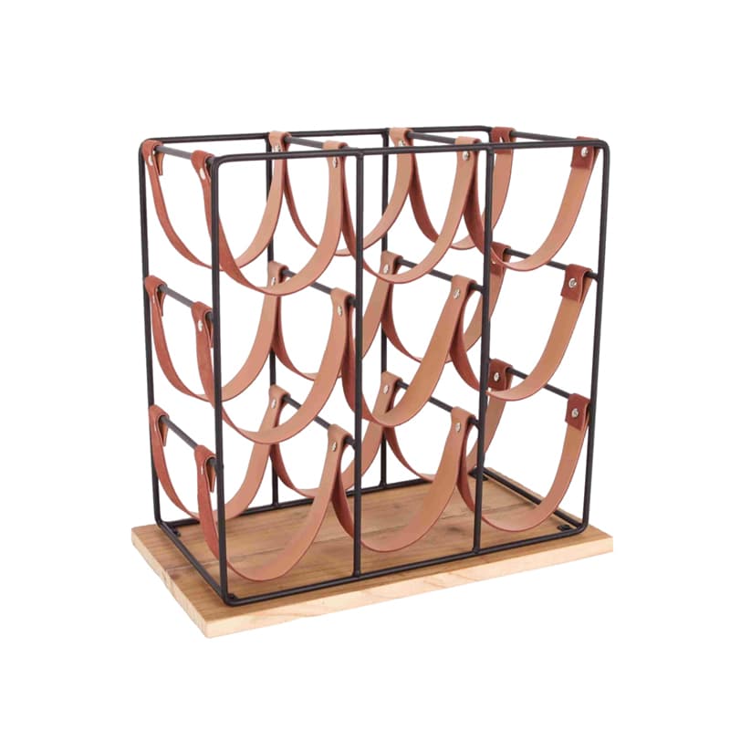 Bottle Holder Wine Rack Metal Home Decor