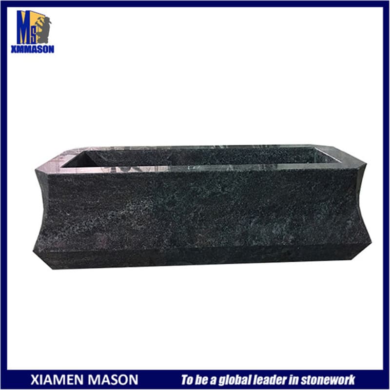 Bahama Blue Granite Outdoor Flower Pots