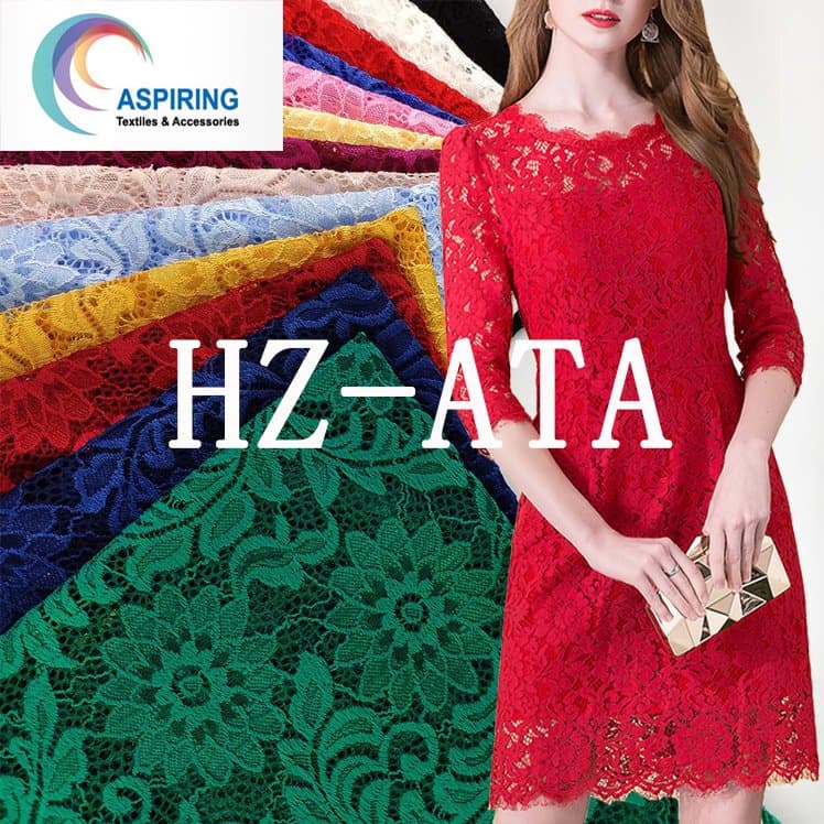 Tulle Net Spandex Lace Fabric for Dress