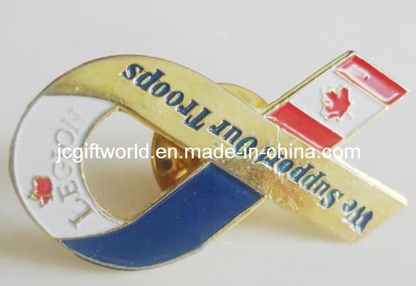 Metal Ribbon Badge