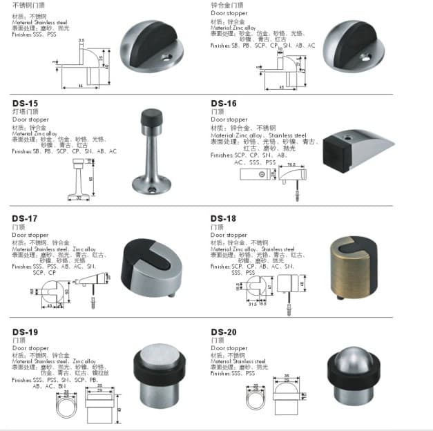 Stainless Steel Door Stopper