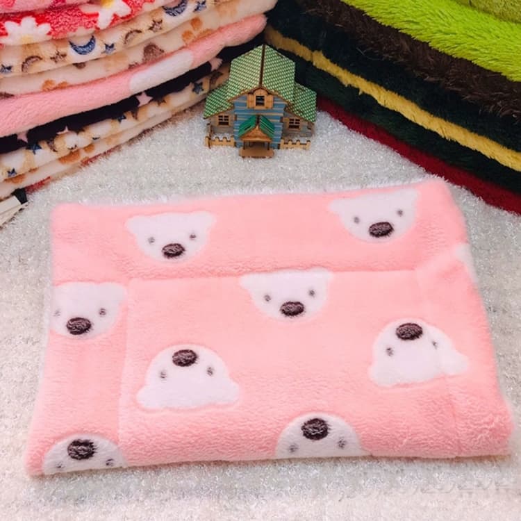 Polyester Coral Fleece Fabric Dog Bed
