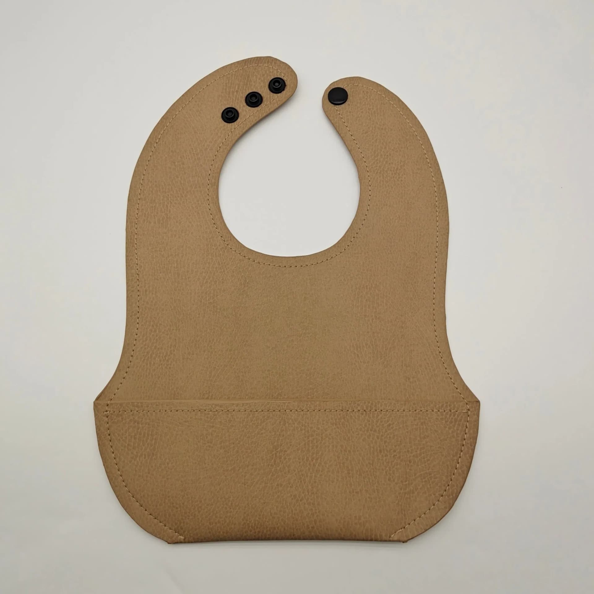 Vegan Leather Baby Bibs for Babies & Toddlers