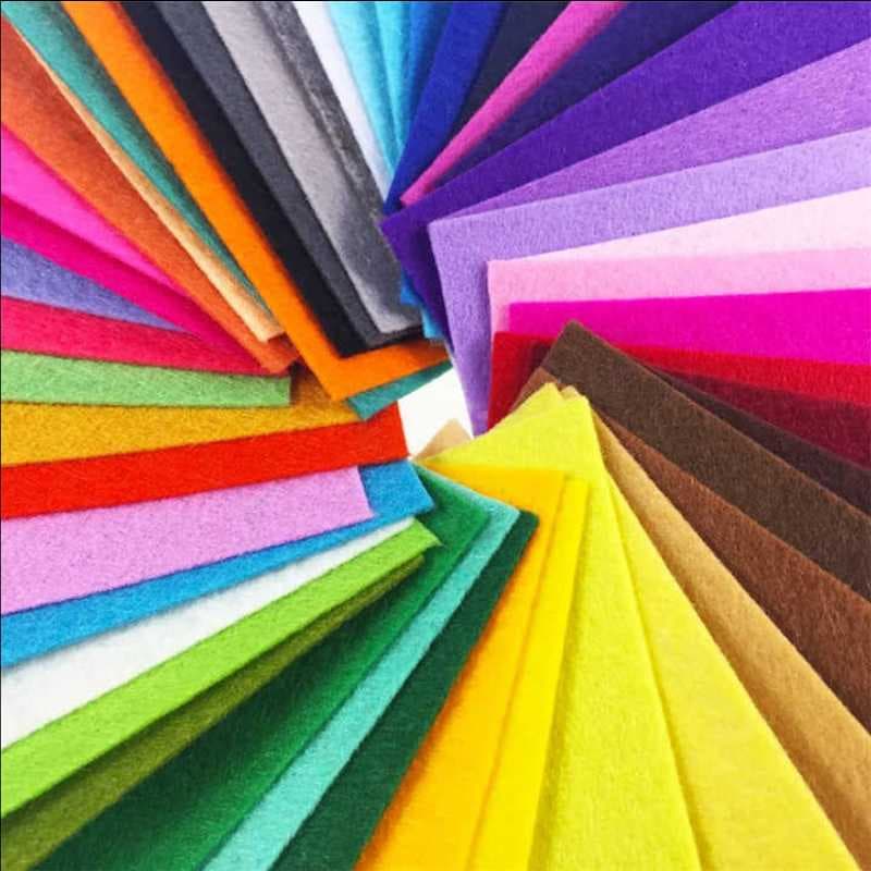 Felt Fabric 1mm Thick Color Felt