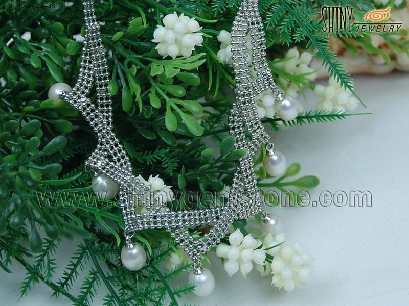 Necklace White Gold Plated Copper Chain