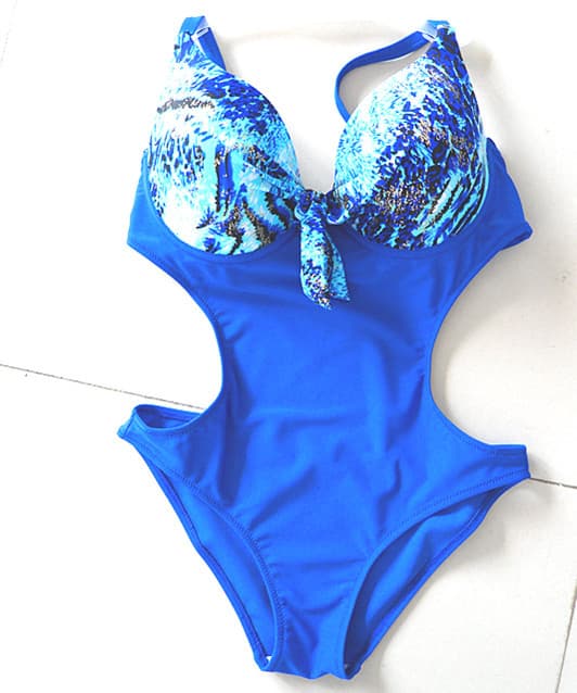 One-Piece Triangle Swimwear Swimsuit (9968)