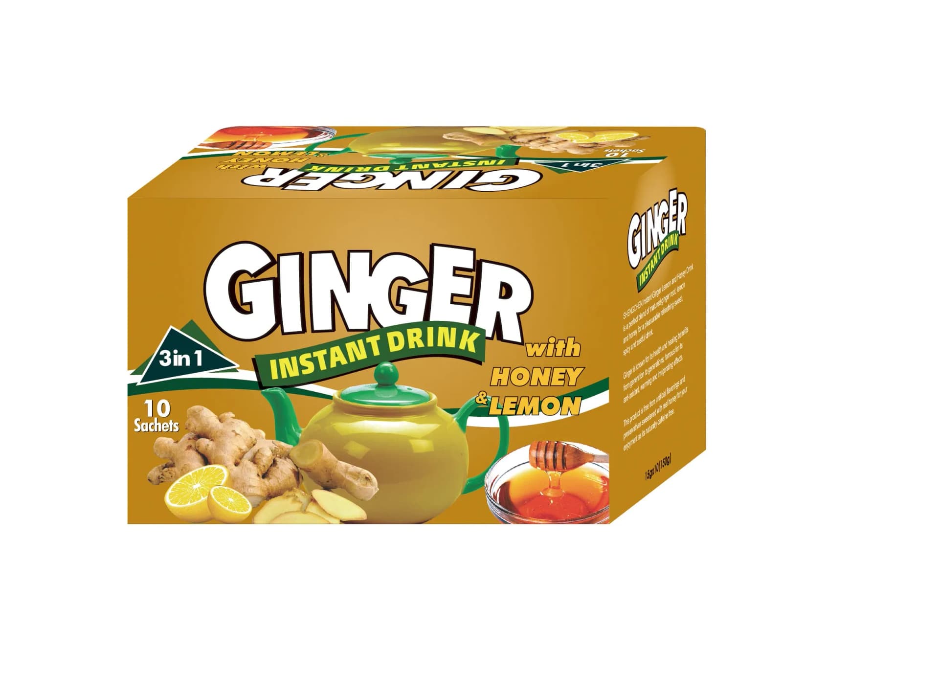 Instant Lemon Ginger Tea with Private Label