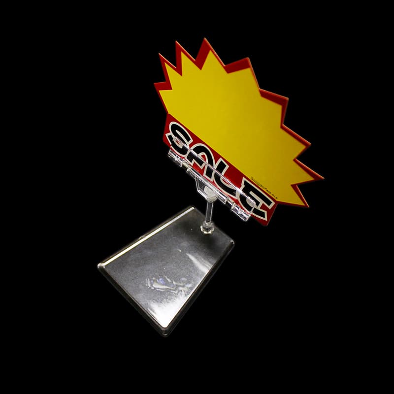 Adjustable Plastic Price Card Holder Clip