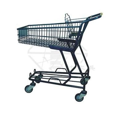 Japanese style basket trolley