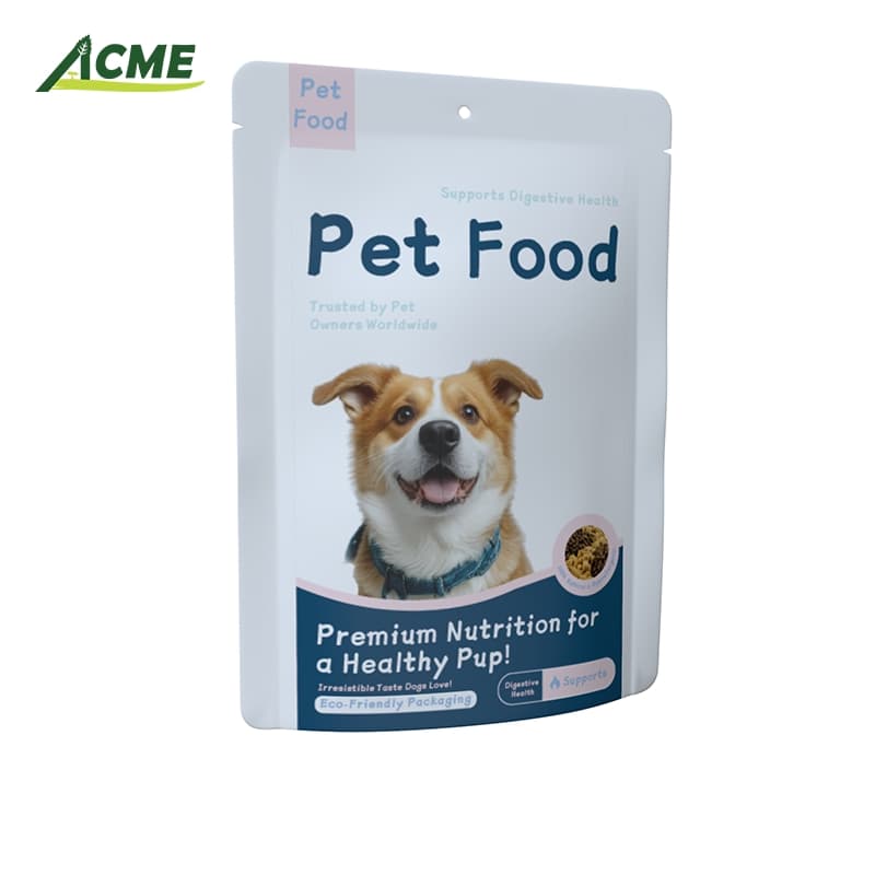Custom Stand up Pet Food Pouch with Zipper