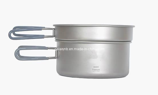 Titanium Pot for Outdoor Picnic Grs-Kp6016