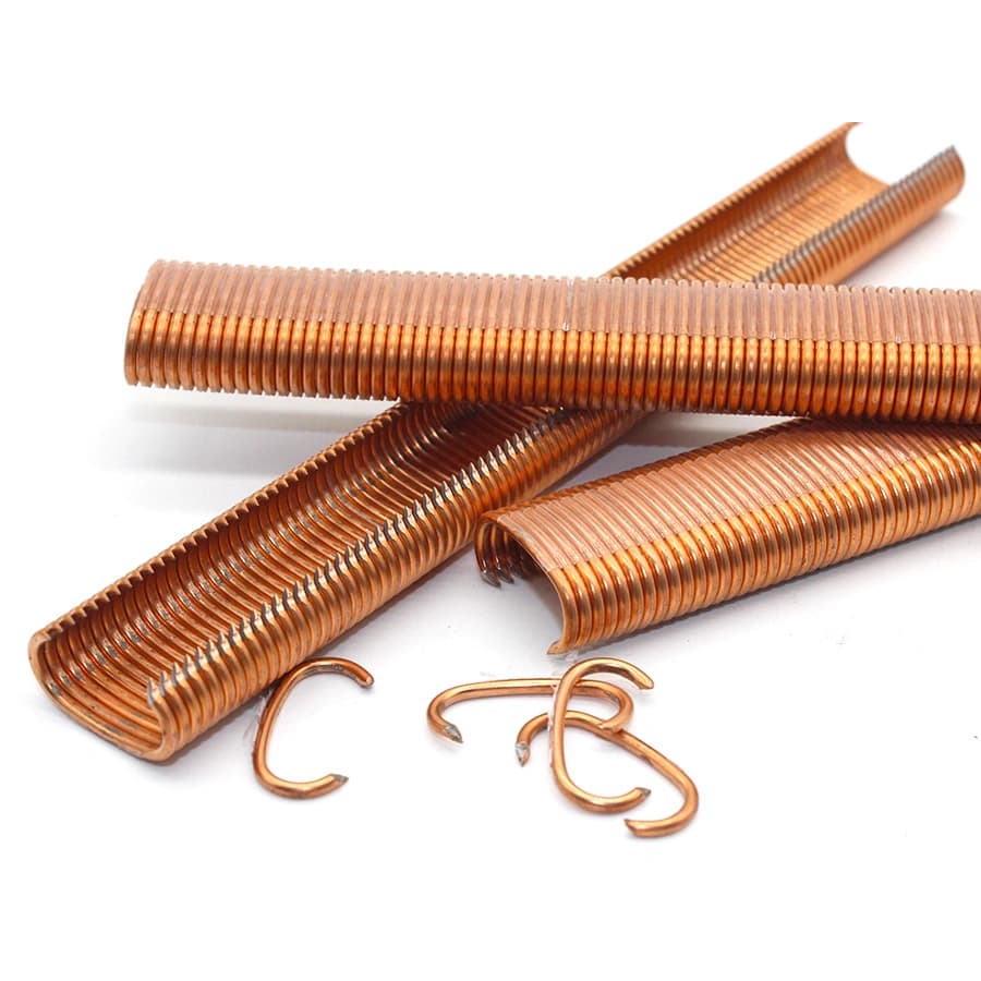 15g100 Copper Pneumatic Hog Ring Staples