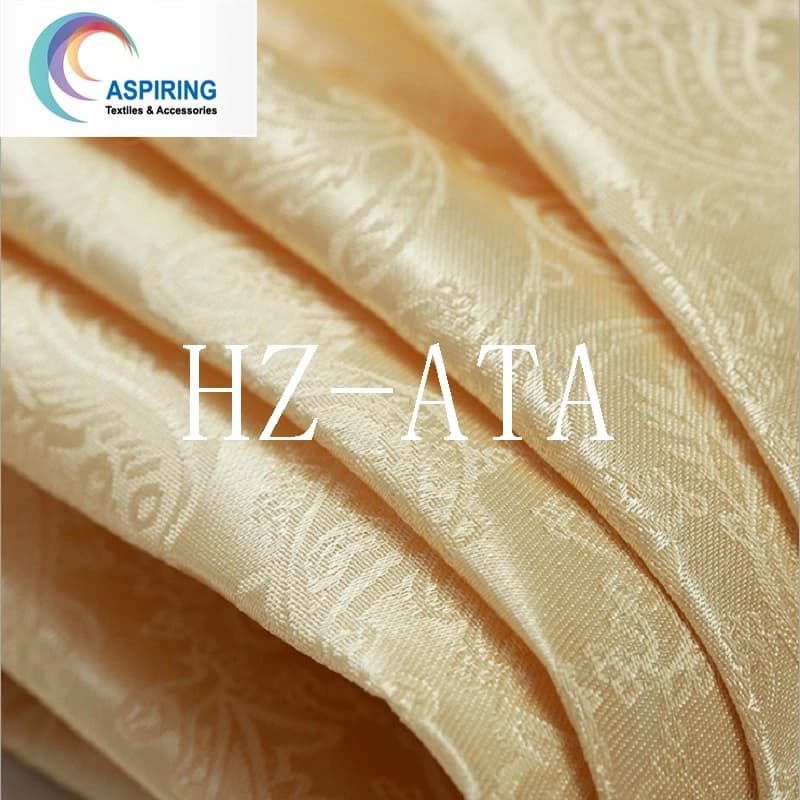 100% Polyester Satin Jacquard Curtain Fabric