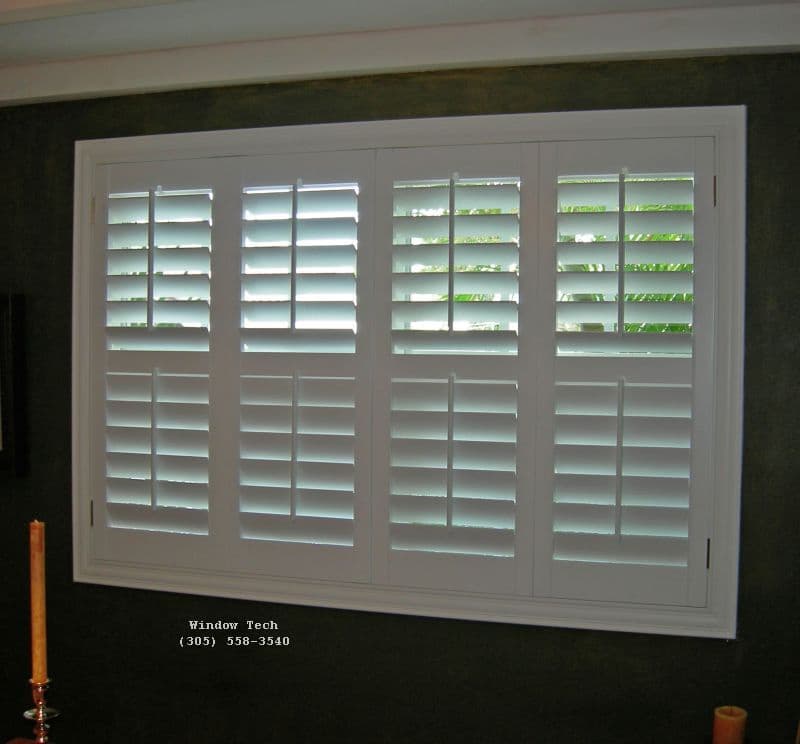 2017 Poplar Wood White Plantation Shutter
