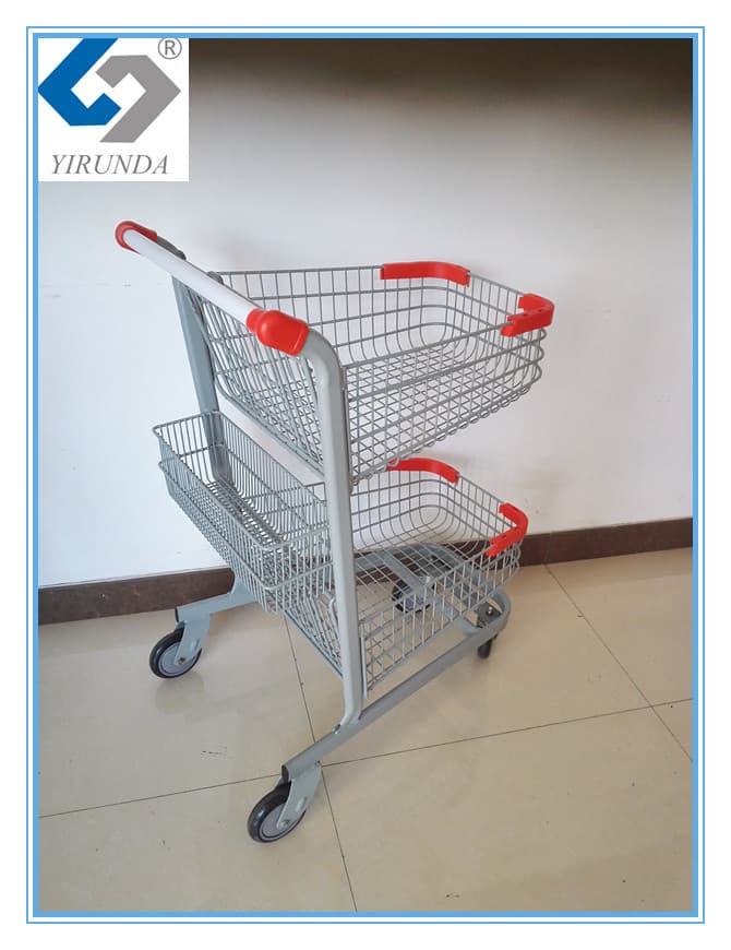 Three Baskets Hand Shopping Carts
