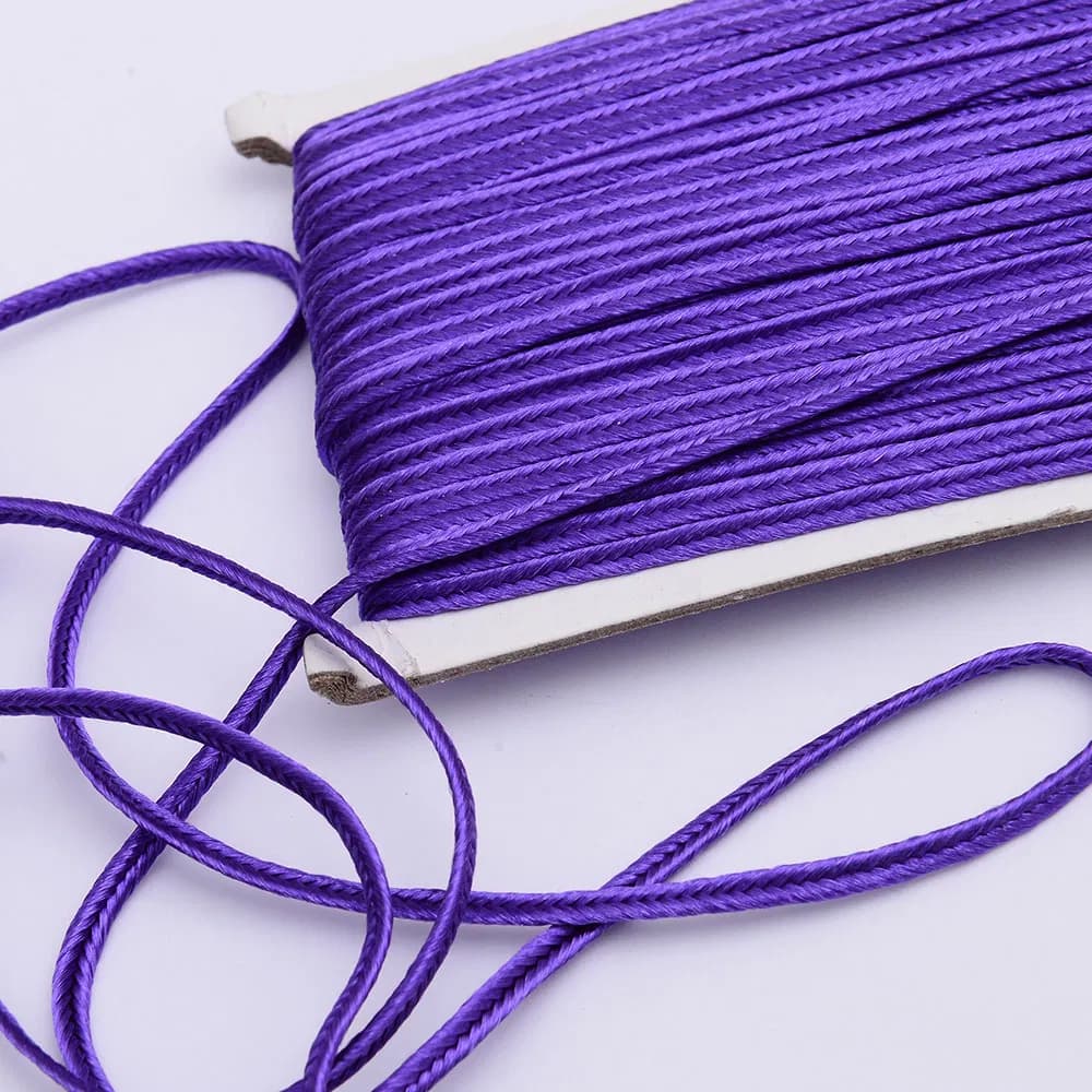 3mm Polyester Uu Rope Flat Braided Cord