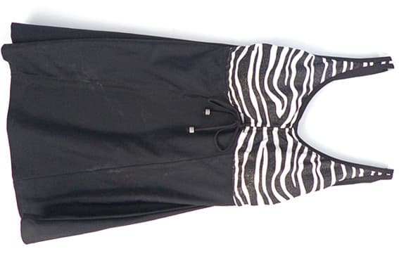 Zebra Stripes One-Piece Swimwear (9963)