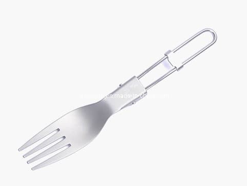 High Quality Titanium Folding Fork