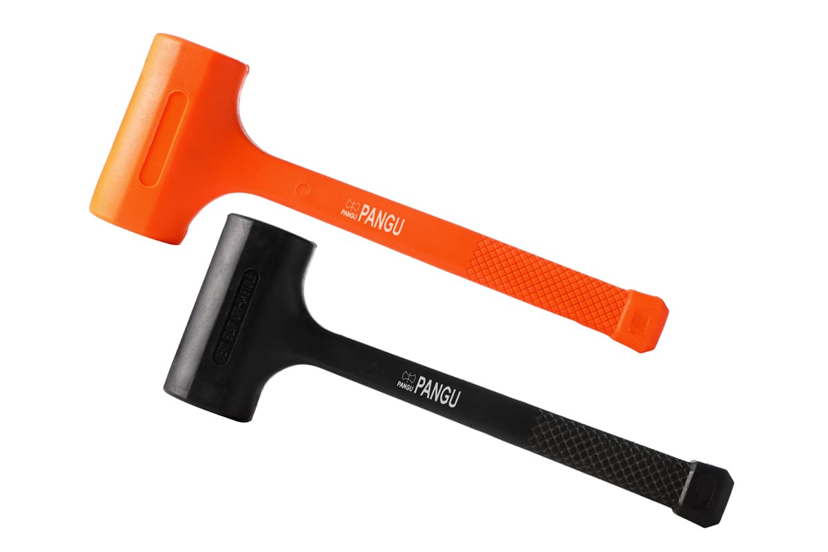 Orange Color Rubber Mallet Dead Blow Hammer
