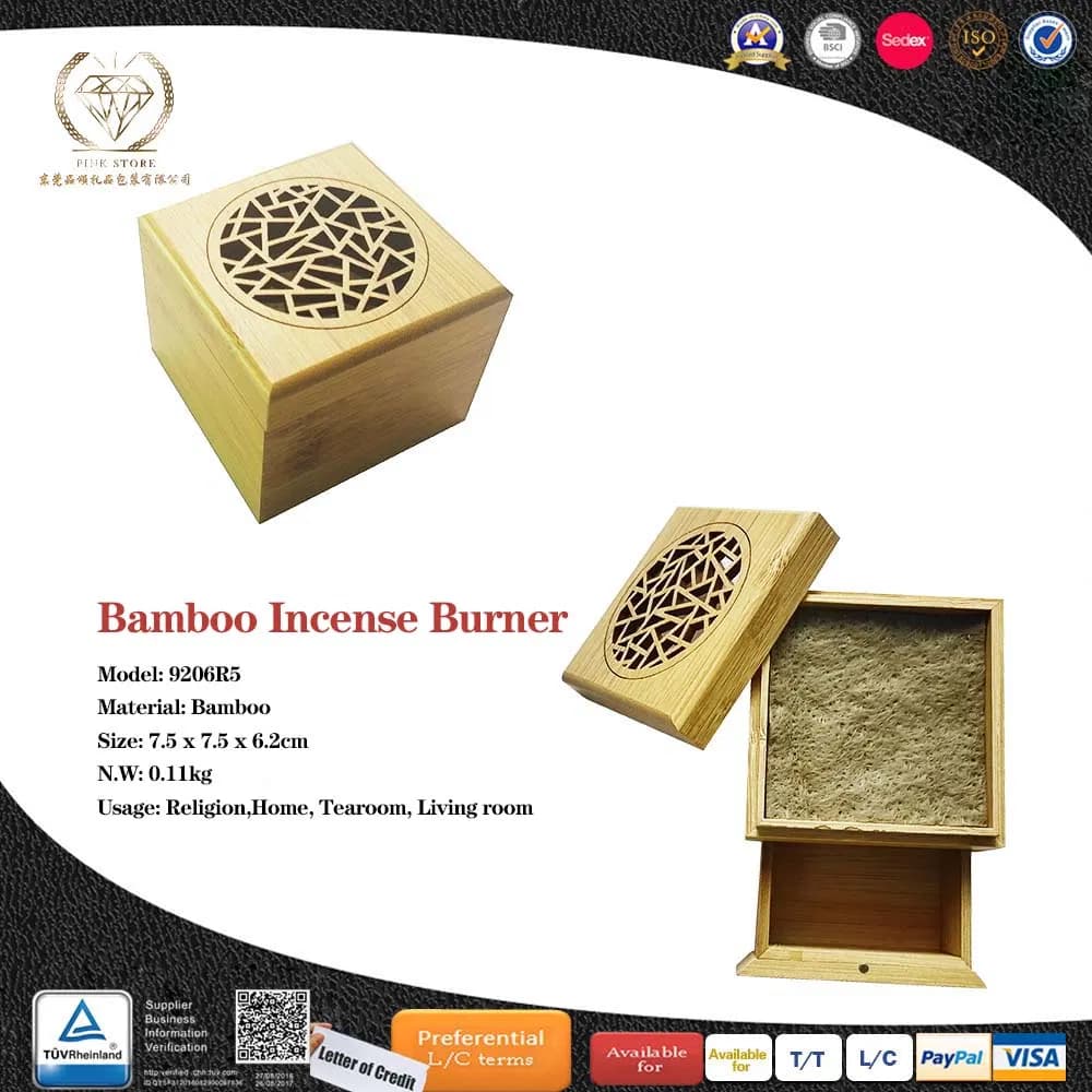 Bamboo New Design Incense Burner