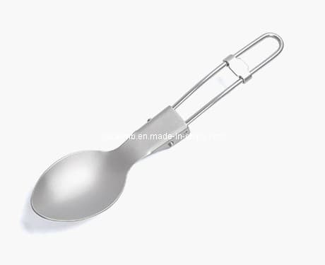 High Quality Fashion Titanium Folding Spoon
