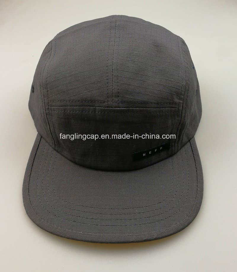 Fashion Cotton Ripstop 5 Panel Camper Cap