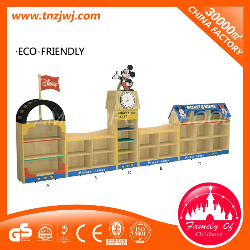 Nursery Wooden Furniture Bag Cabinet