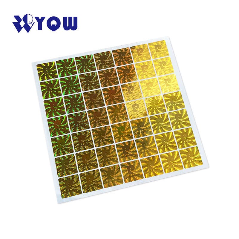 Custom Holographic Vinyl Sticker Printed