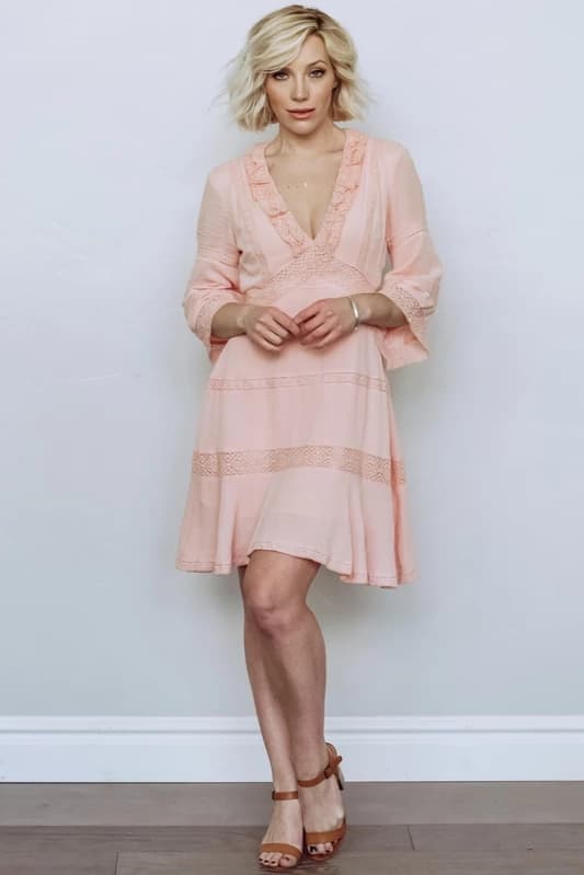 Women's Boho Dress in Peach
