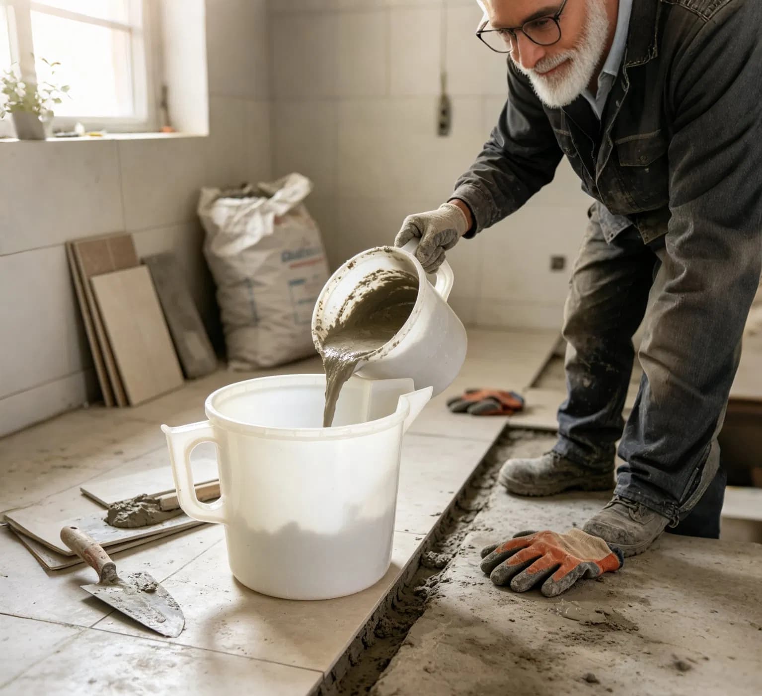 Durable Plastic Grouting Bucket