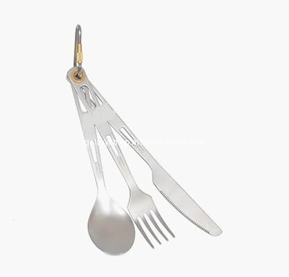 High Quality Three-Piece Titanium Cutlery