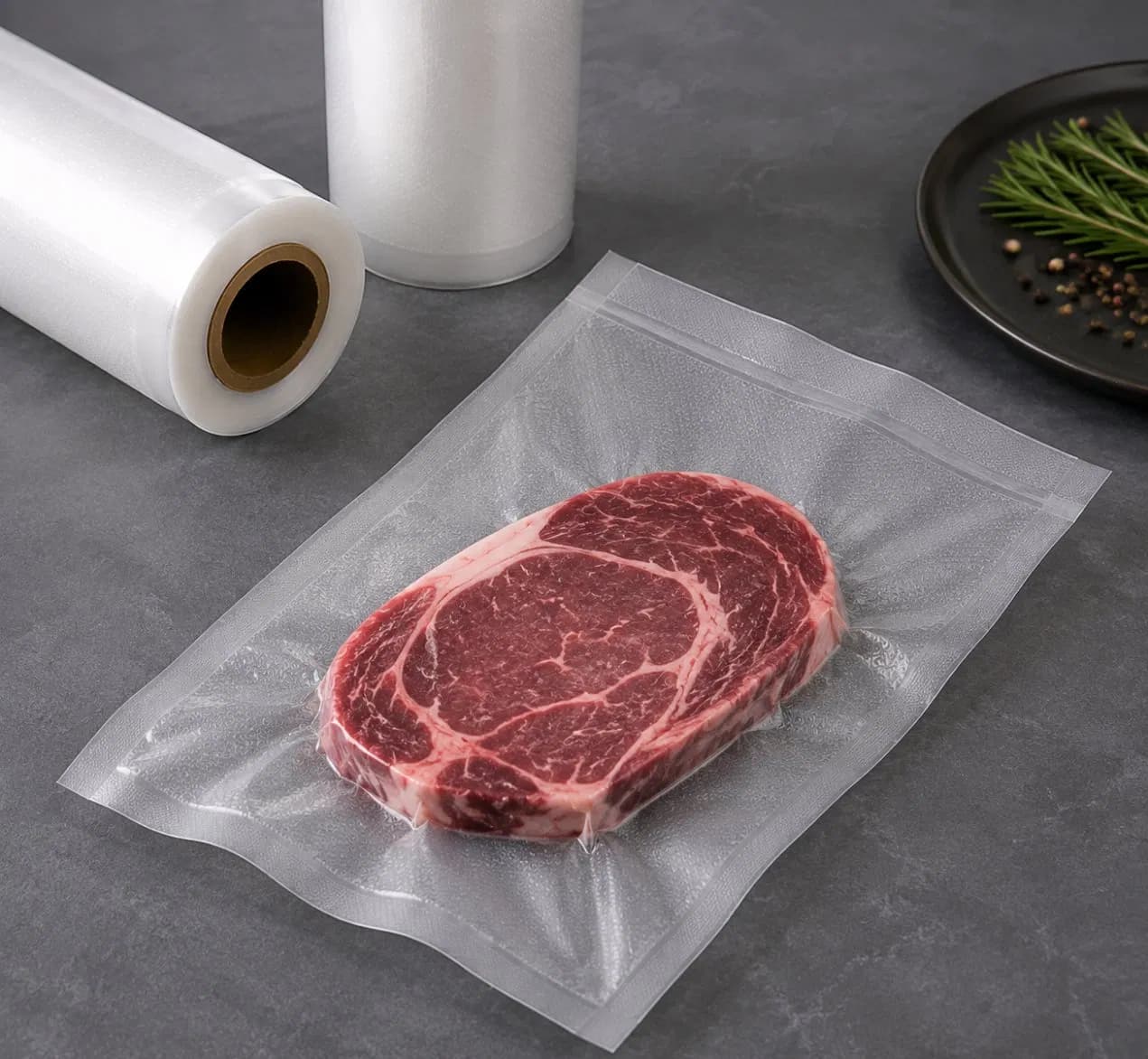 Kitchen Embossed Vacuum Rolls for Meat