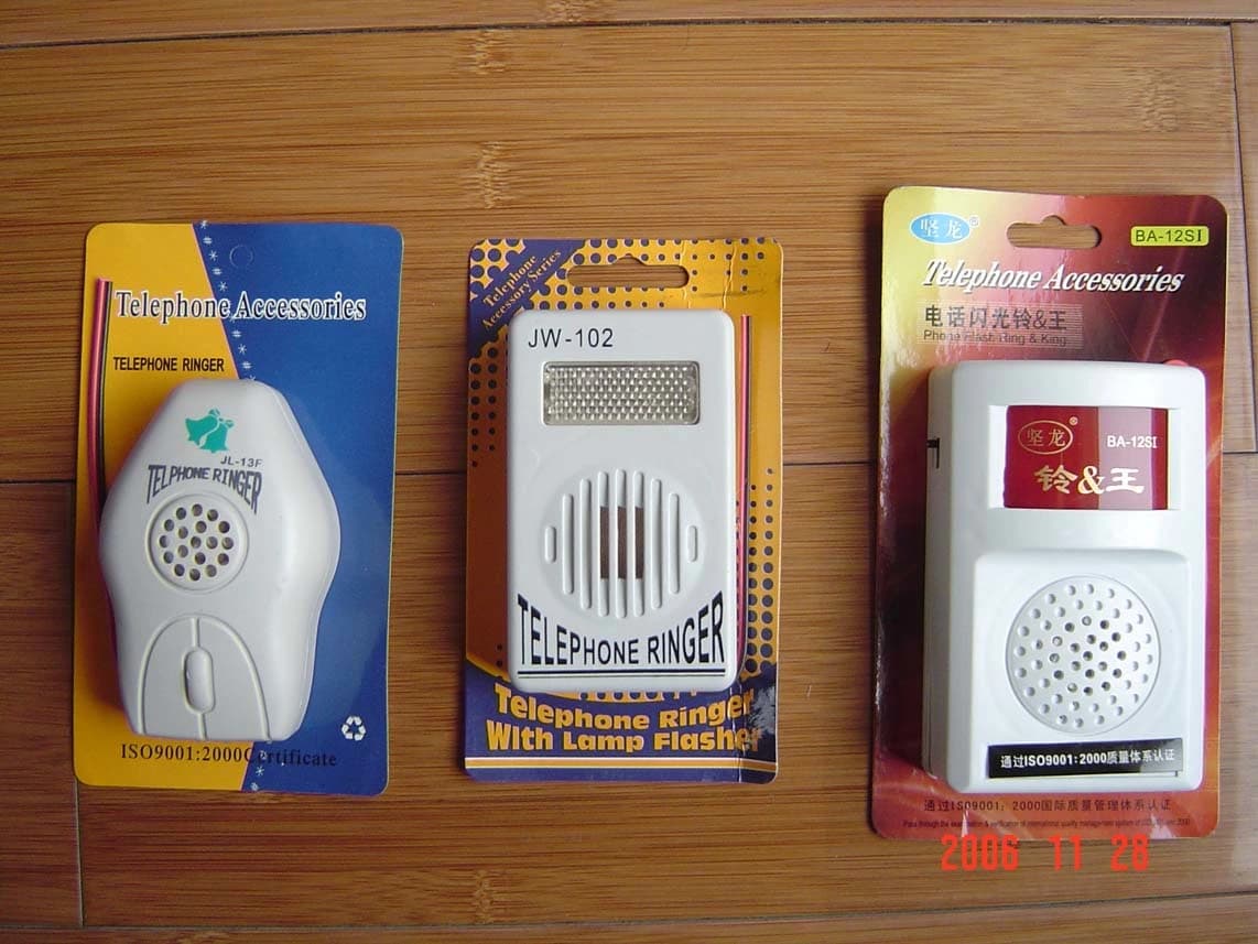 Telephone Ringer with Cable and Flashlight