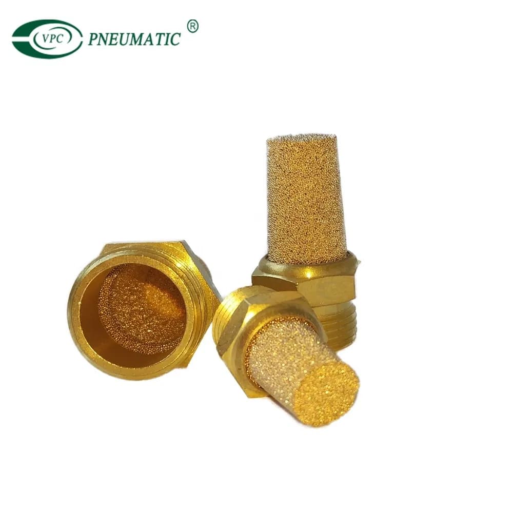 Brass Pneumatic Muffler Silencer