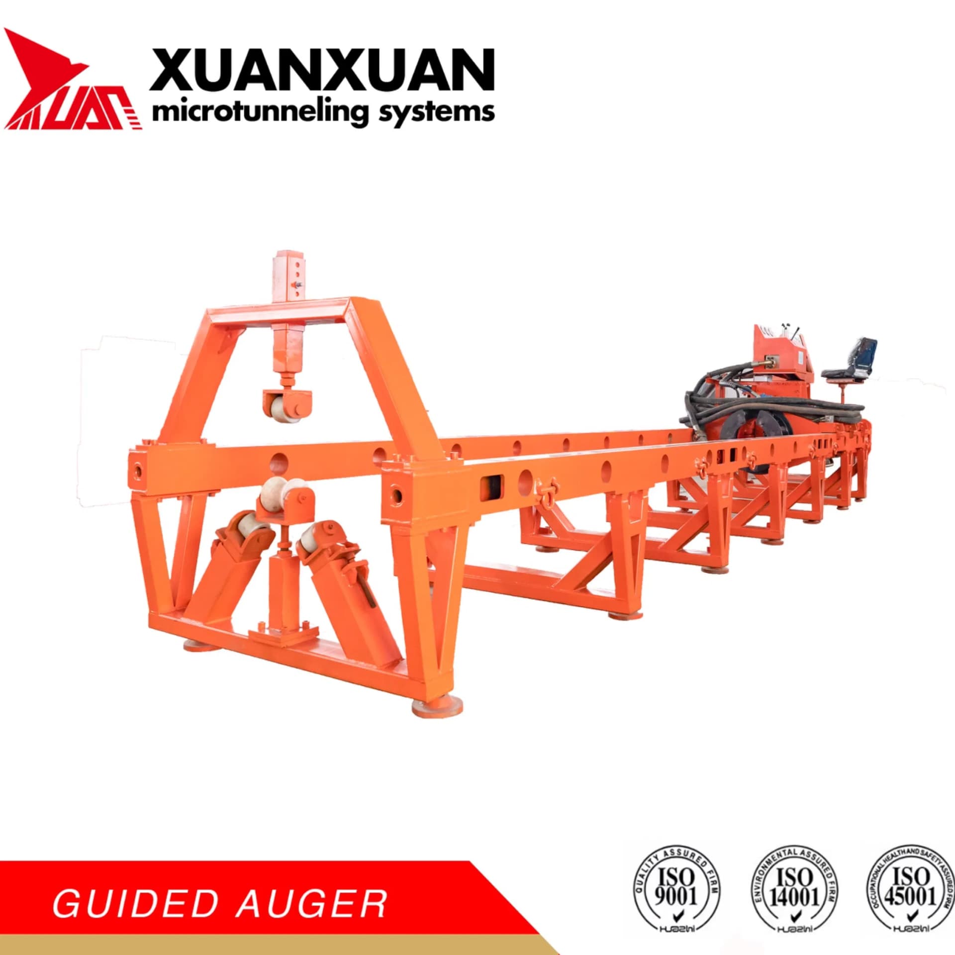 Guided Auger Boring Machine