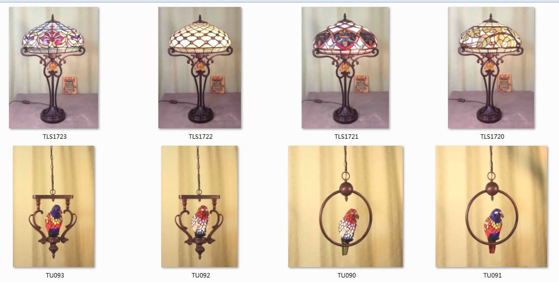 Art Stained Glass Lampade