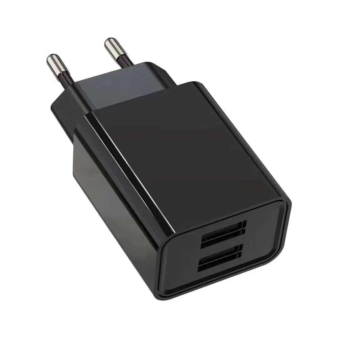 Dual USB EU Plug Wall Charger 5V 2.1A