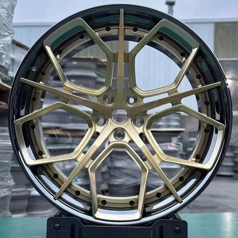 Forged Gold Finish Aluminium Alloy Wheel
