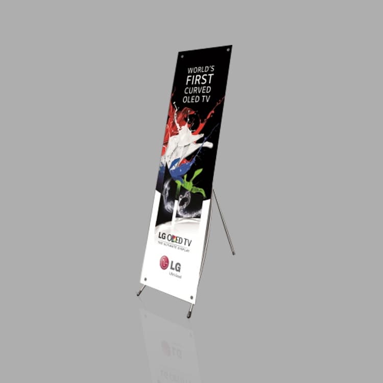 Adjustable X Stand Display Portable Banner