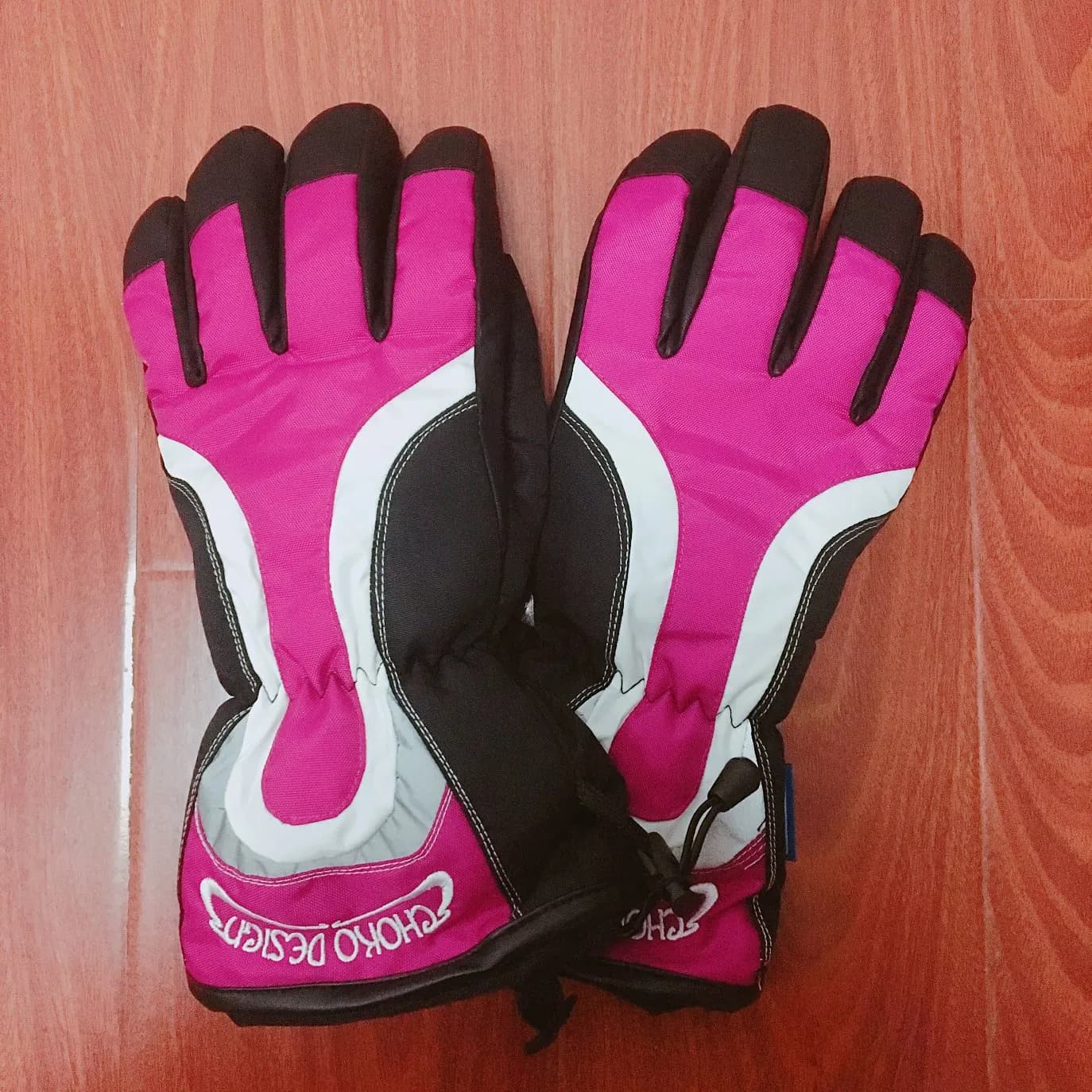 Violet and Black Ski Gloves, Work Gloves