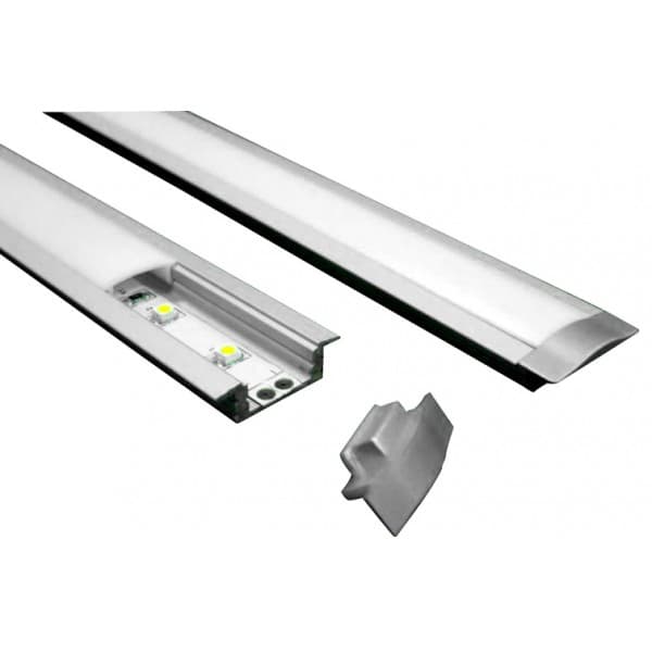 Aluminum LED Profile Cover (ALPOO1R)